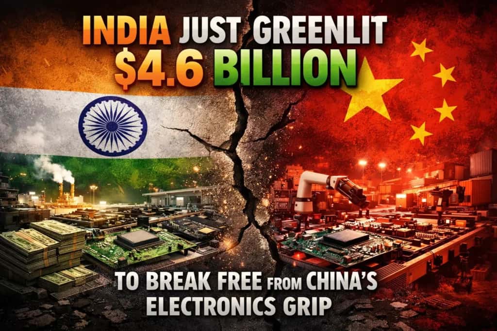 India Just Dropped $4.6 Billion to Break Free from China's Tech Grip