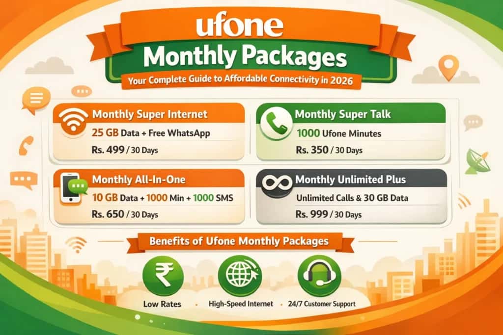 Ufone Monthly Packages: Your Complete Guide to Affordable Connectivity in 2026