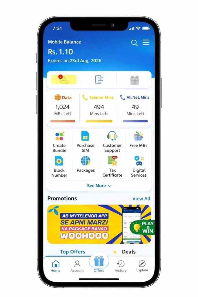 Step 3: Open the Play & Win Section