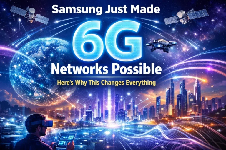 Samsung Just Made 6G Networks Possible—Here's Why This Changes Everything