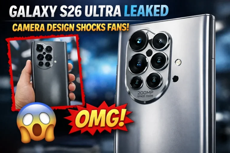 Samsung Galaxy S26 Ultra Leaks Reveal Stunning Design Overhaul That Changes Everything