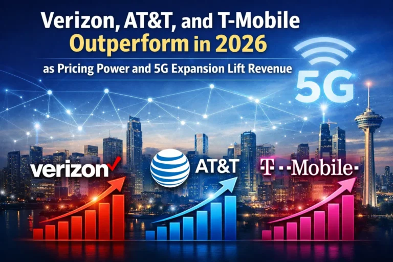Verizon, AT&T, and T-Mobile Outperform in 2026 as Pricing Power and 5G Expansion Lift Revenue